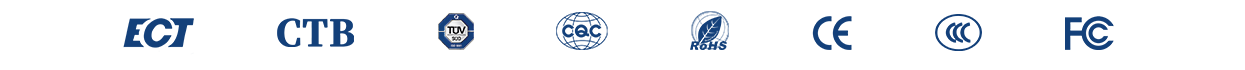 Tiptolls Global Compliance: CE/CCC (Safety), FCC (EMC), RoHS (Environment)